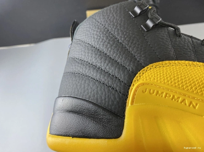 130690-070 University Black Gold Jordan Air 12 Retro 0306